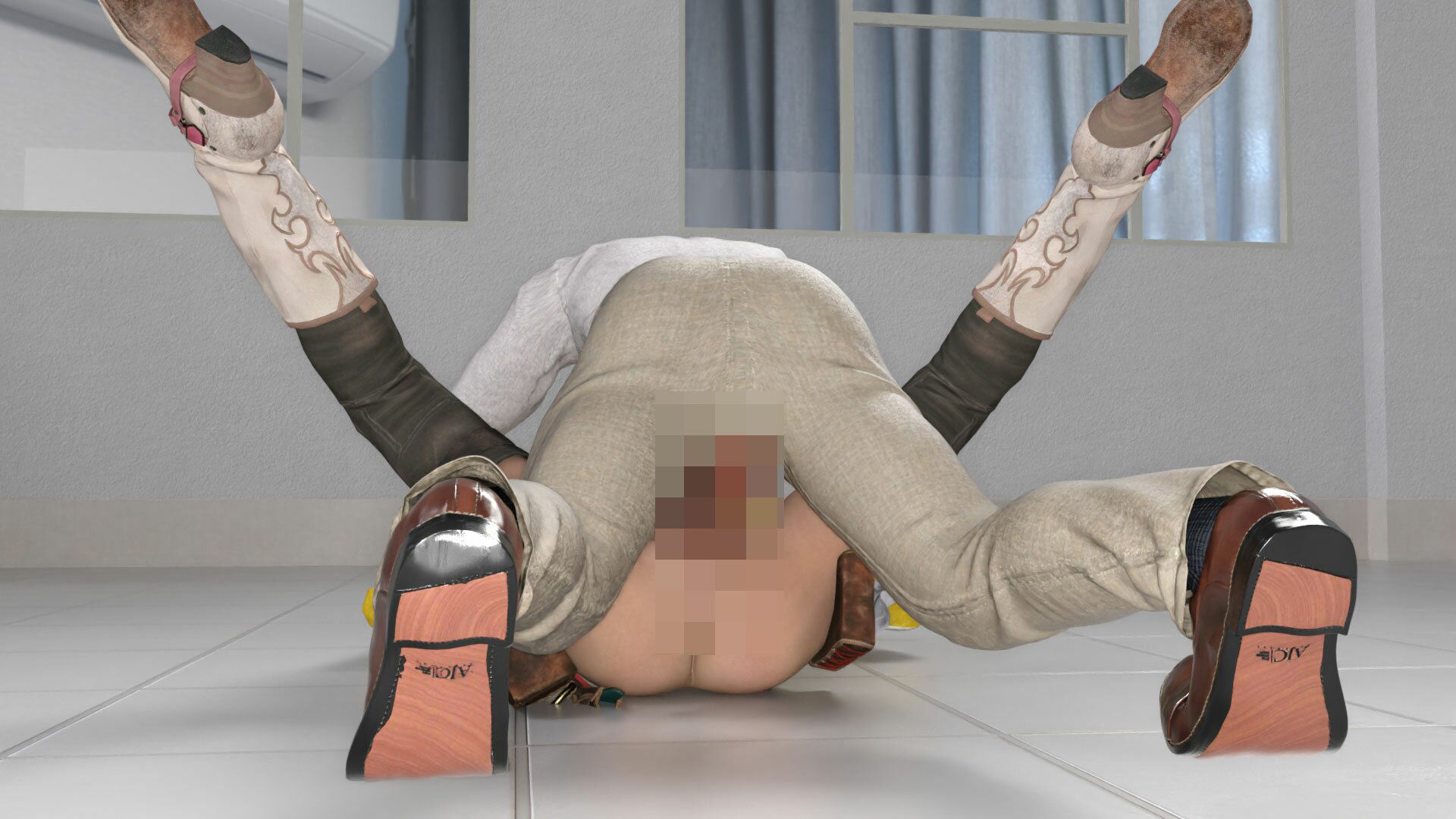 サンプル画像4:どこかで見たようなメカニック女性のコスプレSEX動画:メカニックエッチ-001(Ozone_Layer) [d_428259]