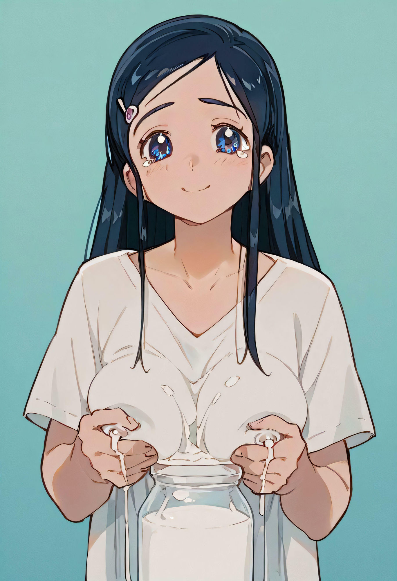 サンプル画像3:搾りたて生ミルク(ふわふわまくら) [d_428270]