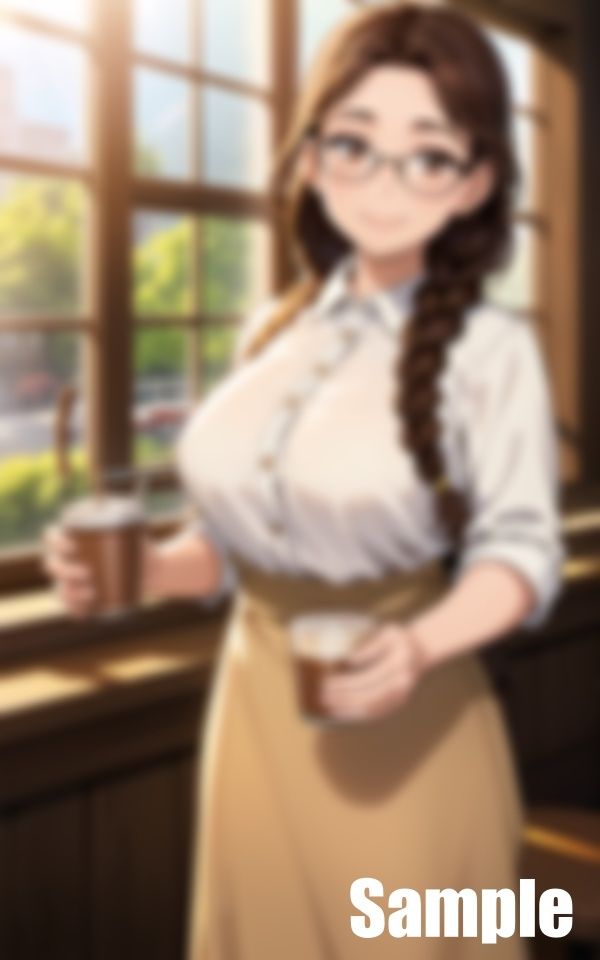 サンプル画像2:行きつけのカフェ(じょせふ) [d_428348]