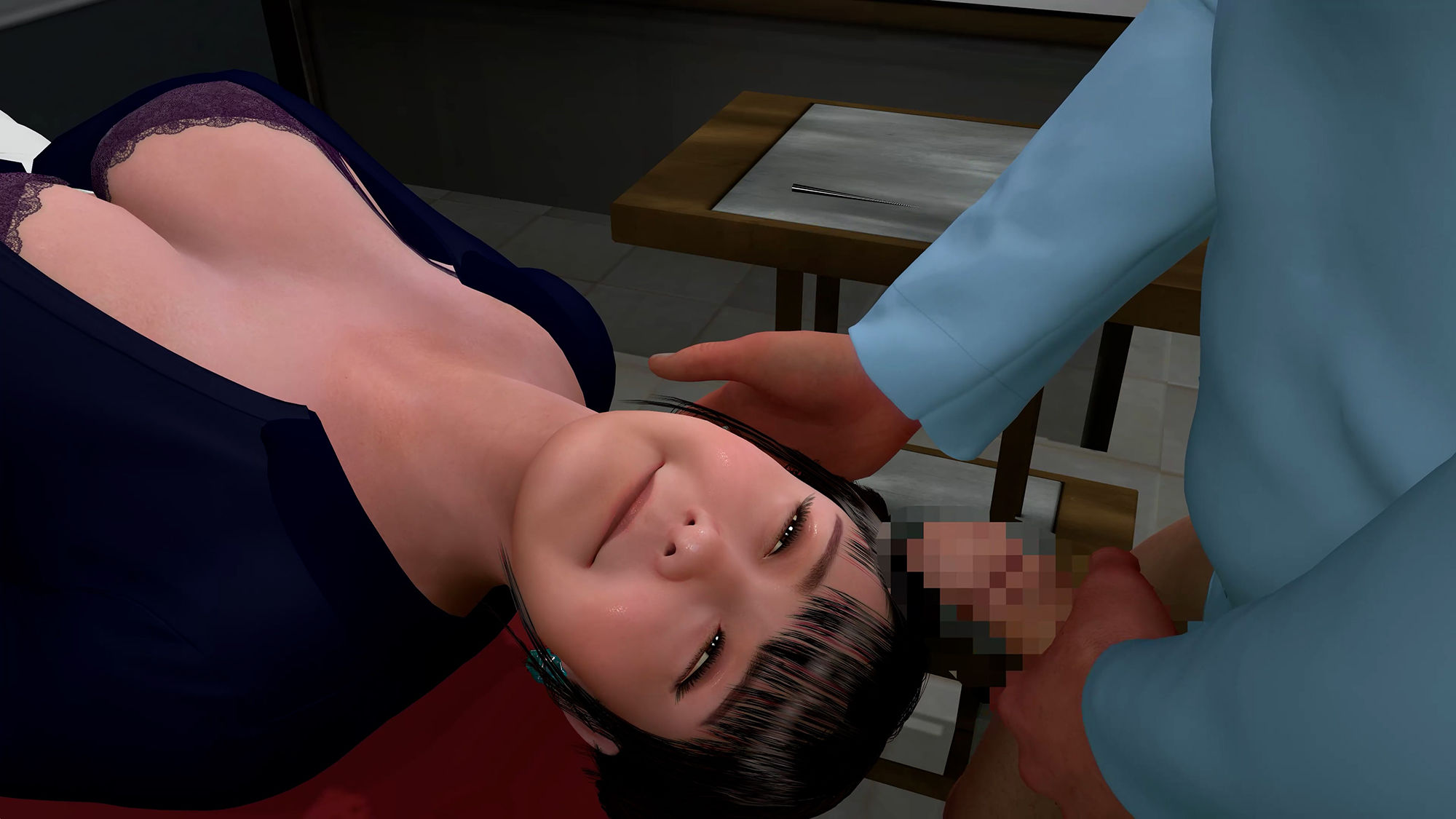 サンプル画像2:変態者歯医者の特別治療にま〇こが びしょ濡れ揺れる爆乳ムチムチすみれ(秘密らぶ) [d_428364]