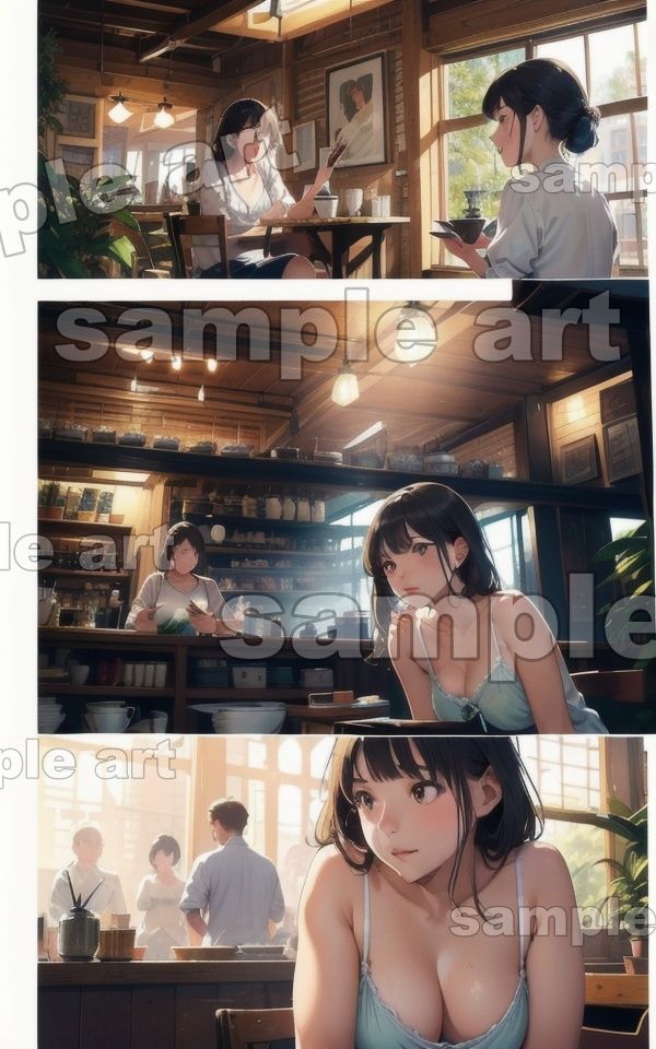 サンプル画像1:店員の裏側〜普段はおとなしい真面目な店員が職場でオナニー〜(チュパチュパラボ) [d_428438]