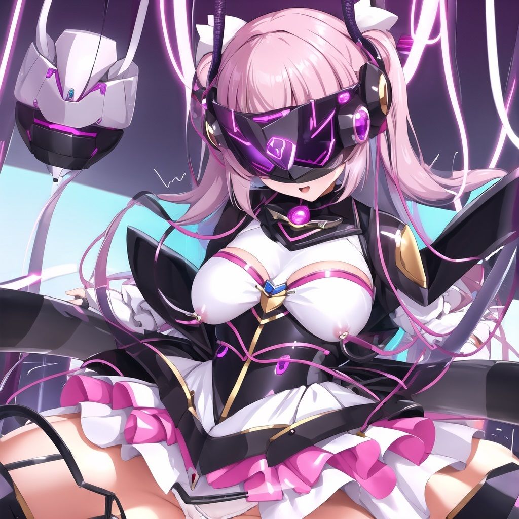 サンプル画像3:洗脳バイザーで悪落ち中の敗北ヒロイン！(今日のおかず) [d_428530]