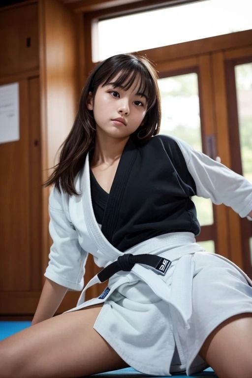 サンプル画像1:女子校生部活シリーズ柔道(aigirlphoto) [d_428602]