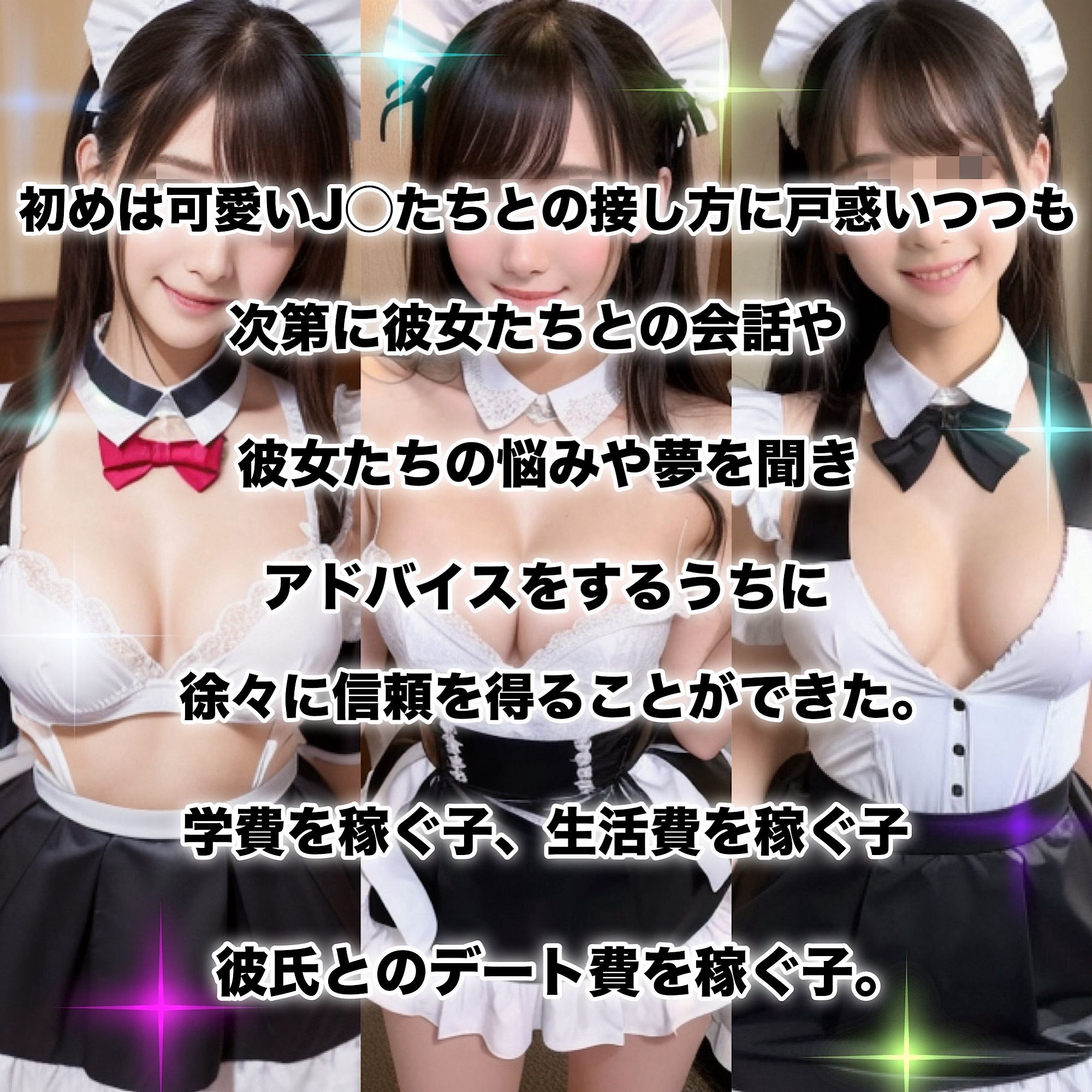 サンプル画像2:コンビニバイトのJ◯を性処理メイドに調教してみた(店長の裏の顔) [d_428717]