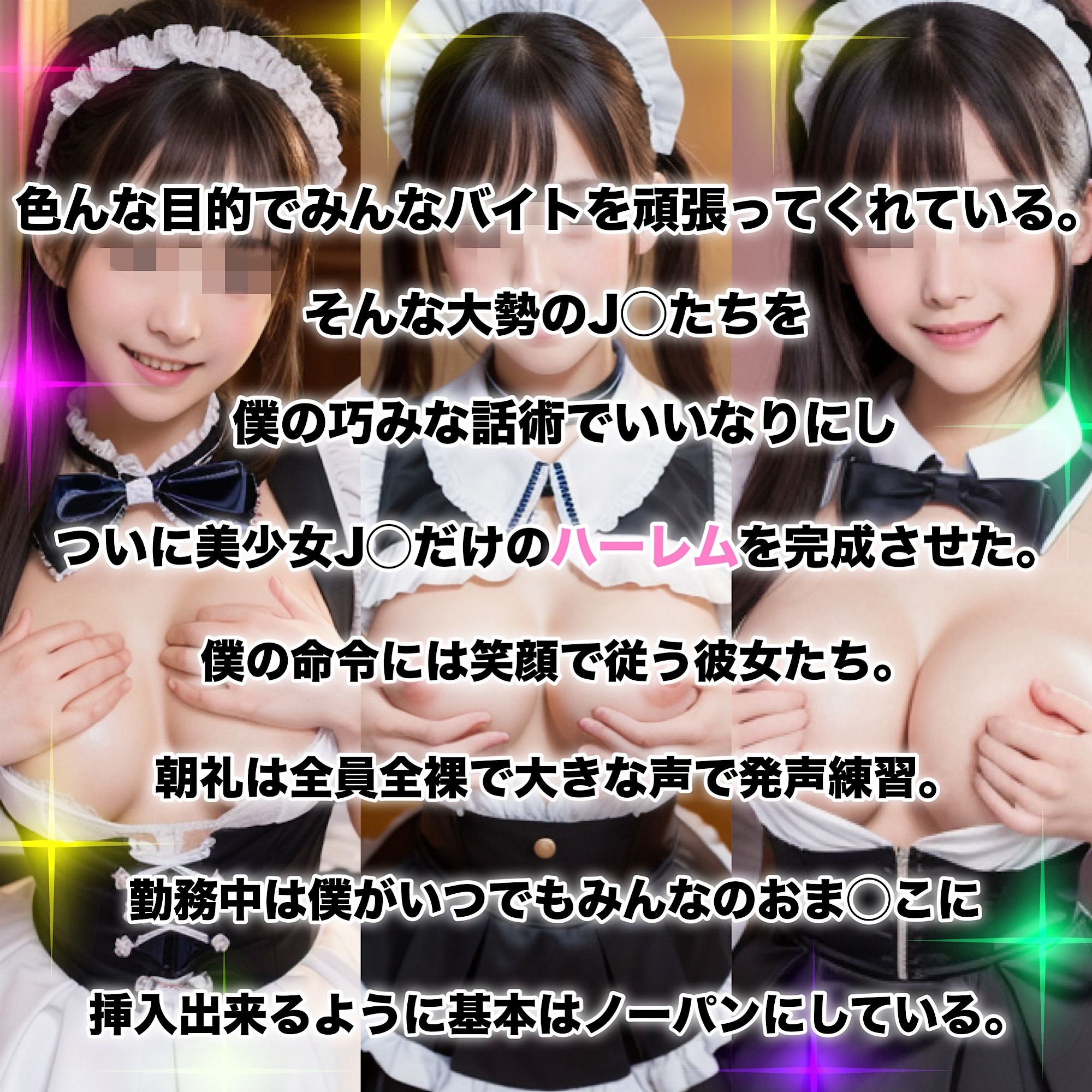 サンプル画像3:コンビニバイトのJ◯を性処理メイドに調教してみた(店長の裏の顔) [d_428717]