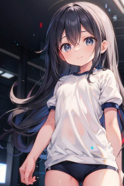 サンプル画像1:体操服ブルマの黒髪ちゃんに中出し(とらいあどら) [d_428769]