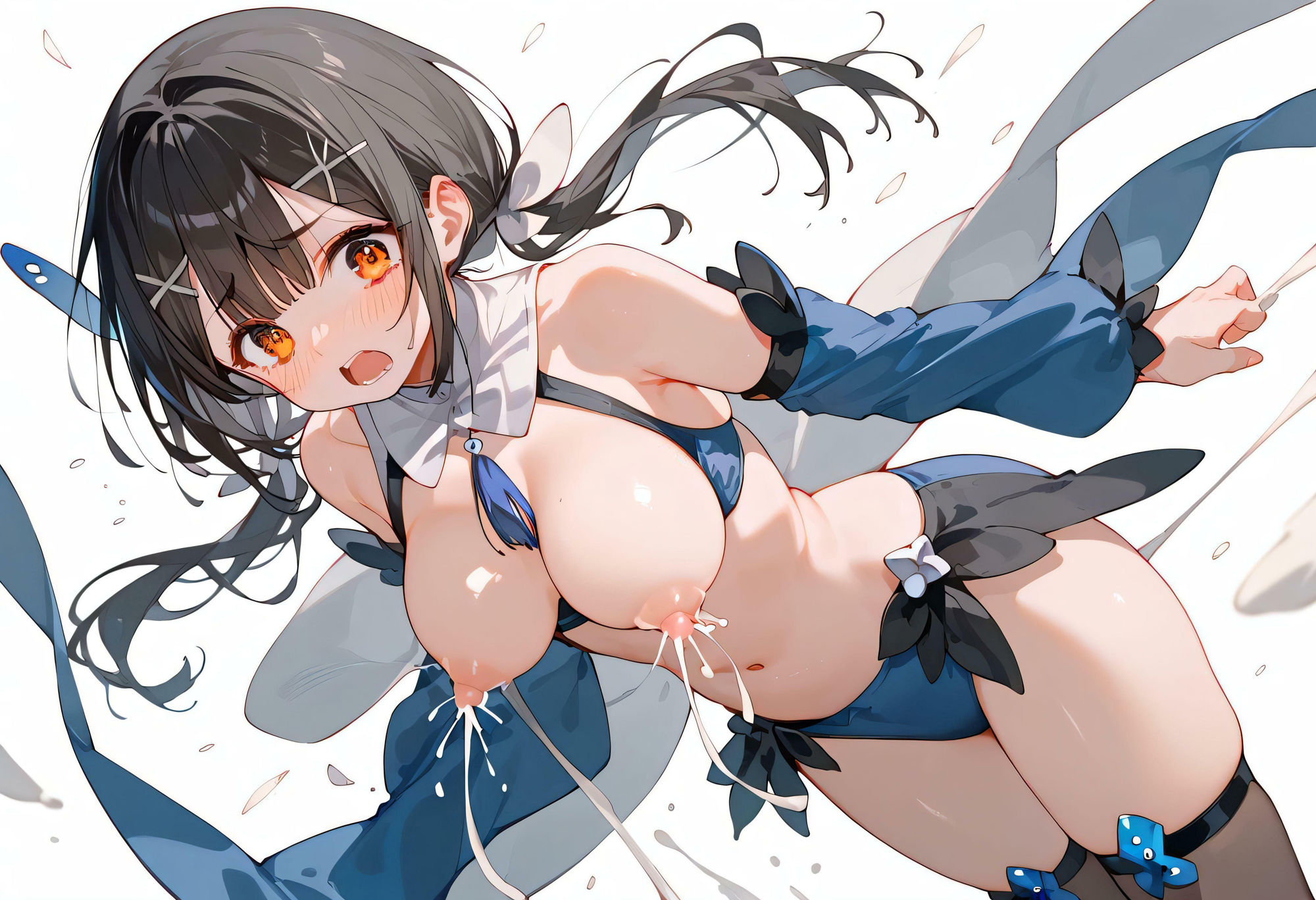 サンプル画像2:搾乳され続けるだけ(ハイパーシンク) [d_428819]