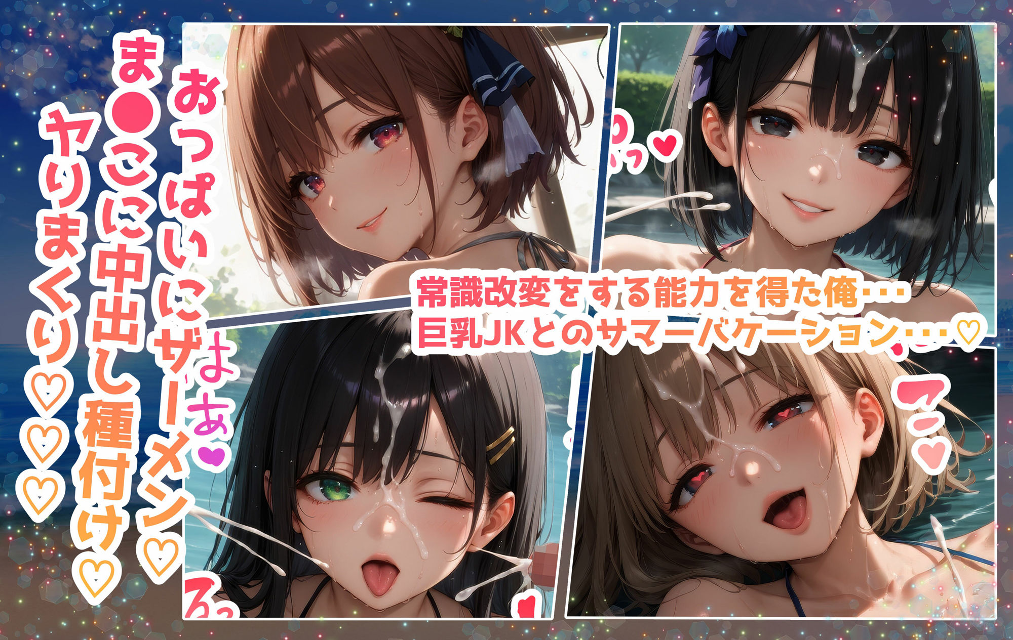 サンプル画像1:巨乳JK学園サマーバケーション！ 〜犯りまくり編〜(むらた屋) [d_428833]