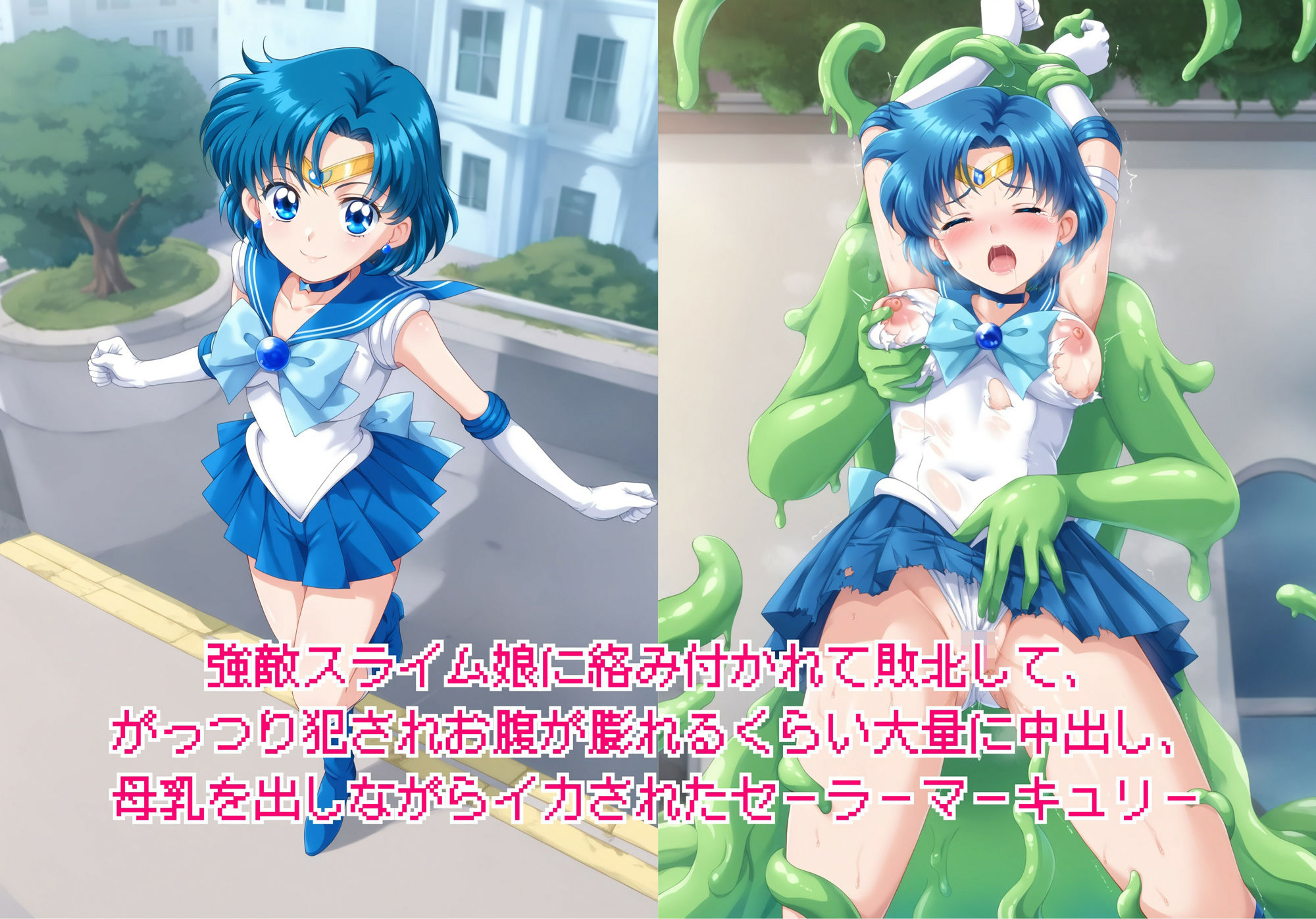 サンプル画像5:ヒロイン敗北 – お願い…もう許して2(絵心あいのAI生成アトリエ) [d_428861]