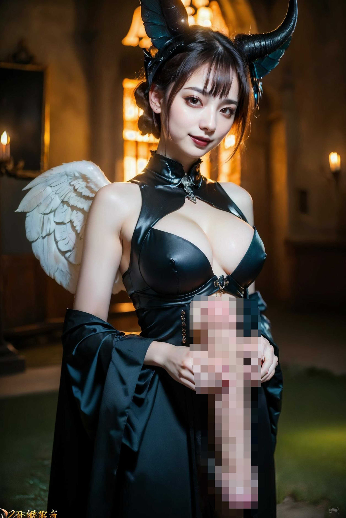 サンプル画像3:サキュバス美女ち●ぽ(エロエロ委員) [d_428997]