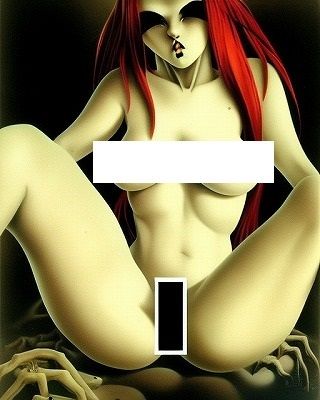 サンプル画像1:いかれてる巨乳女のM字開脚:それでも犯しますか？(MUTANTITS) [d_429054]