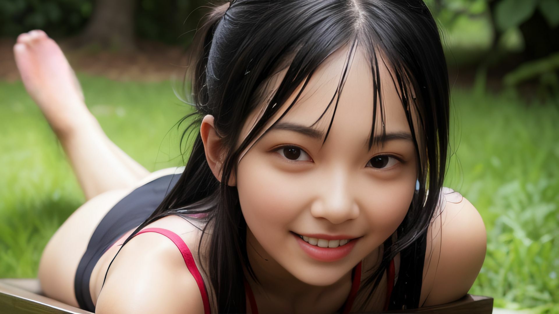 サンプル画像2:君がいた夏 AI写真集(Gugh Gouf Burgers) [d_429146]