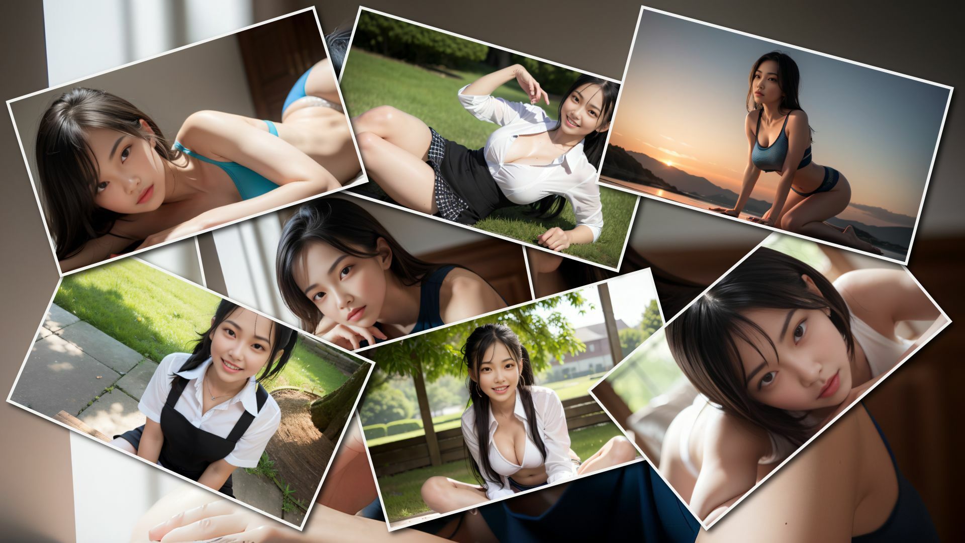 サンプル画像4:君がいた夏 AI写真集(Gugh Gouf Burgers) [d_429146]