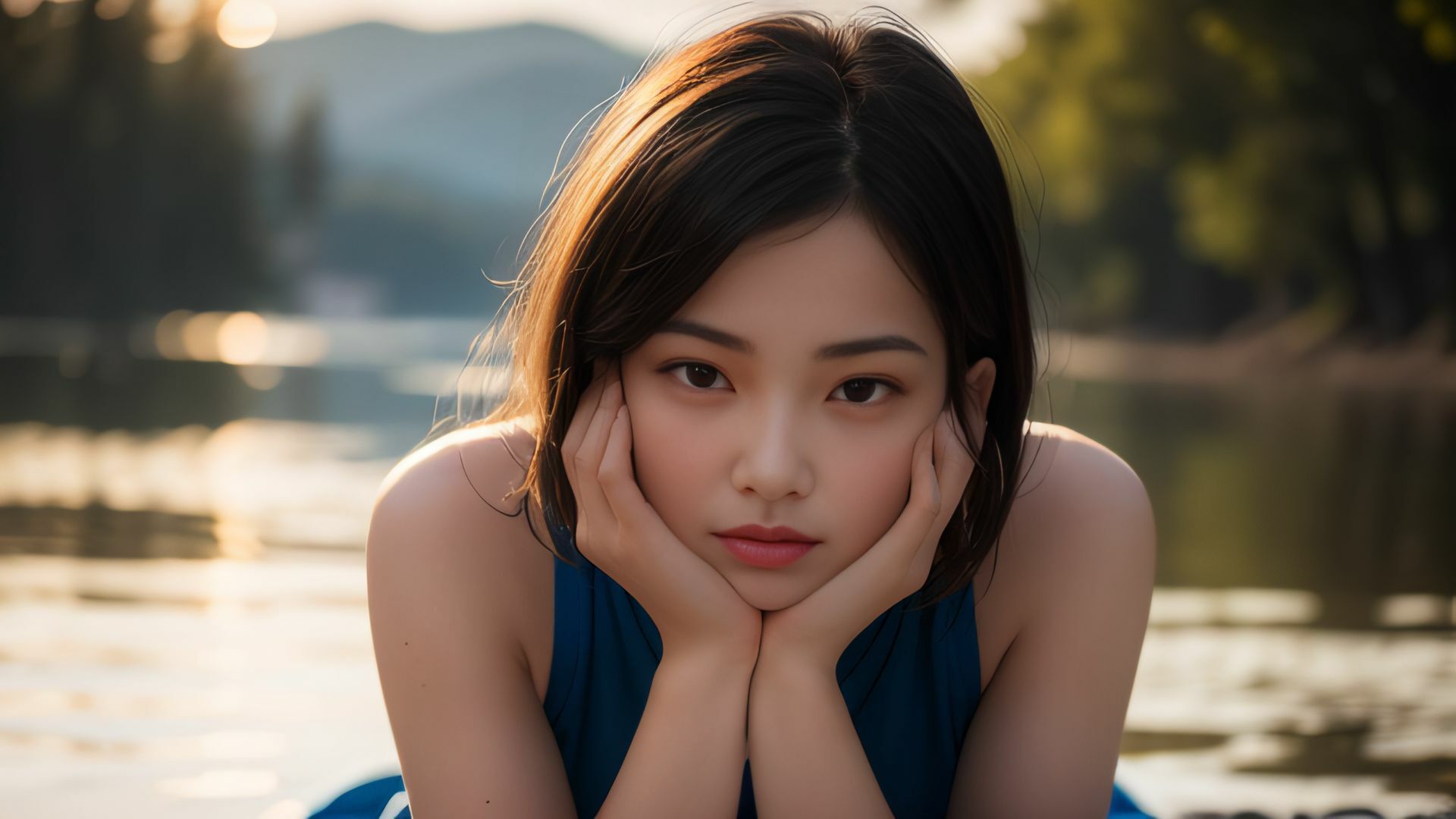 サンプル画像6:君がいた夏 AI写真集(Gugh Gouf Burgers) [d_429146]