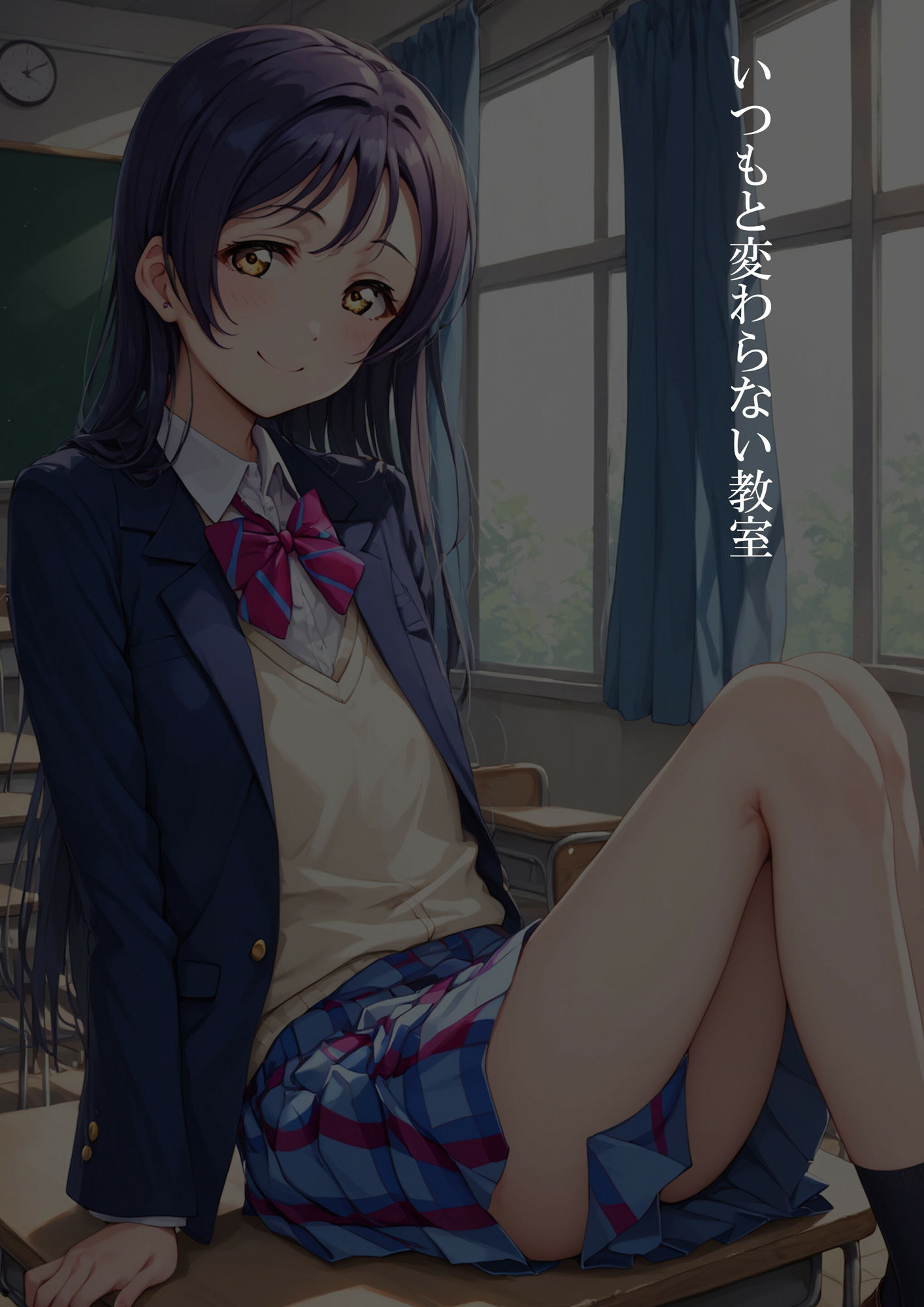 サンプル画像1:スクールアイドルの受難 ―海未―教室触手編(R-factory) [d_429209]