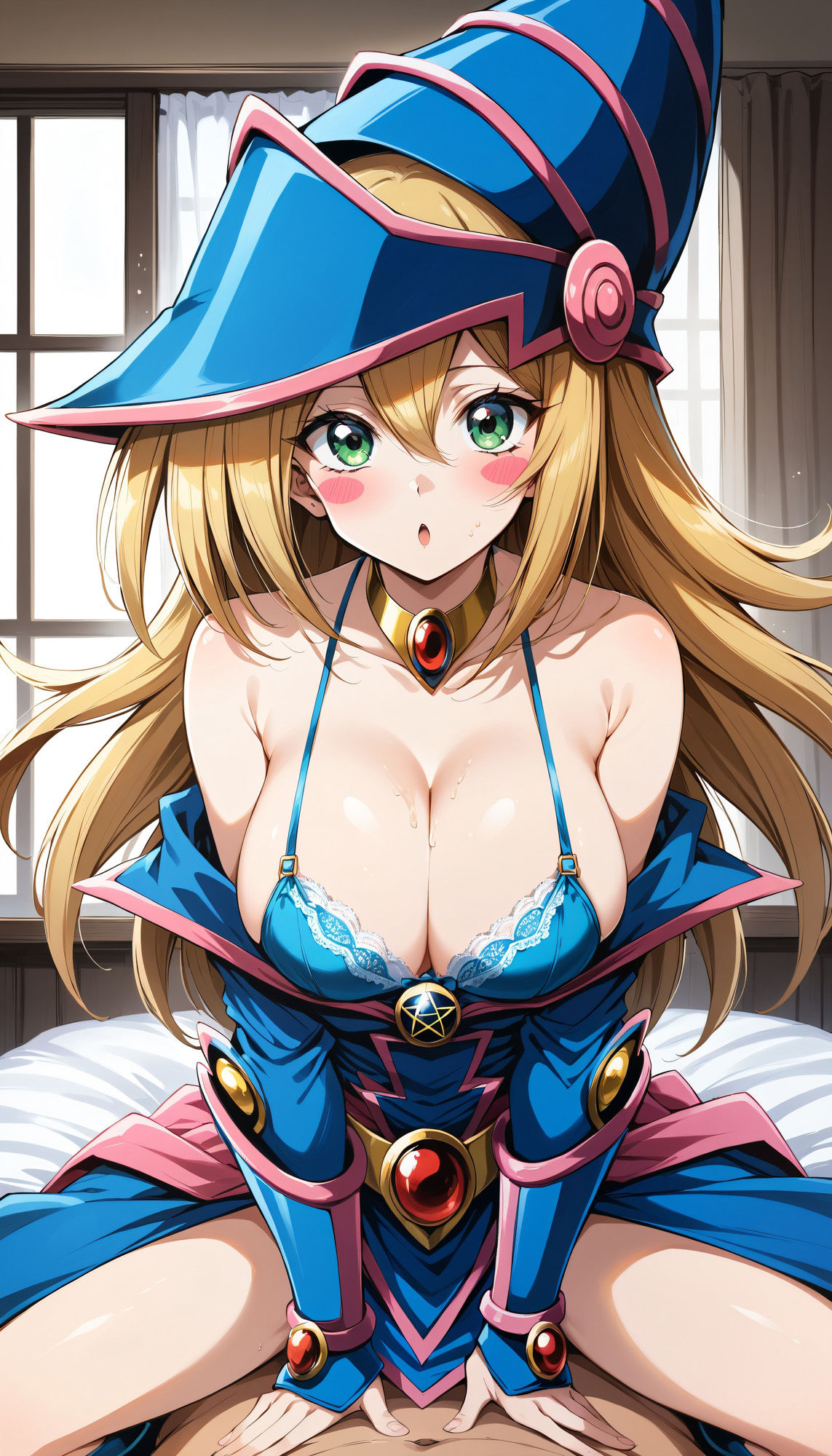 サンプル画像1:ブラックマジシャンガール（遊☆戯☆王）のエロCG集！(農地改革) [d_429217]