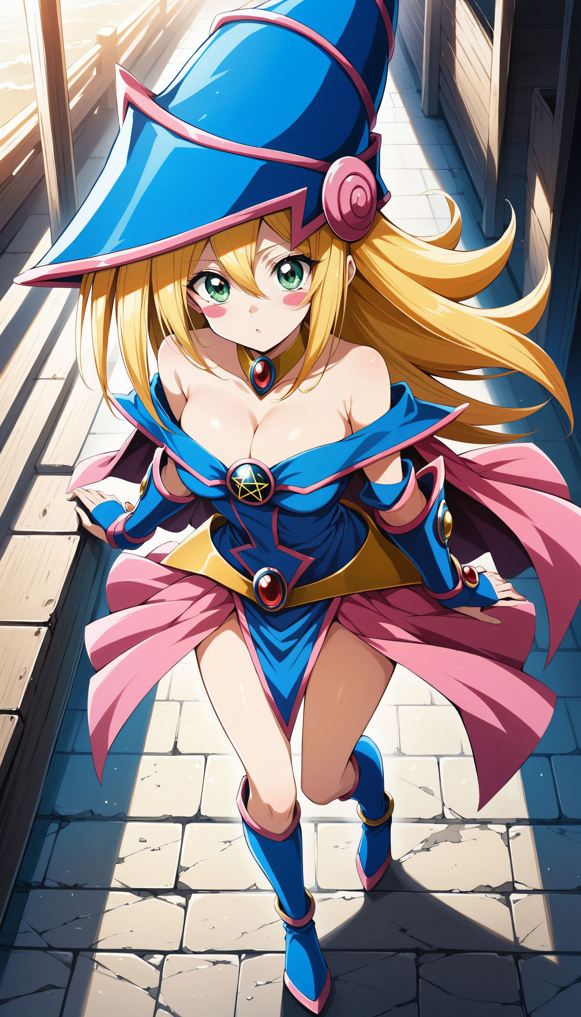 サンプル画像6:ブラックマジシャンガール（遊☆戯☆王）のエロCG集！(農地改革) [d_429217]