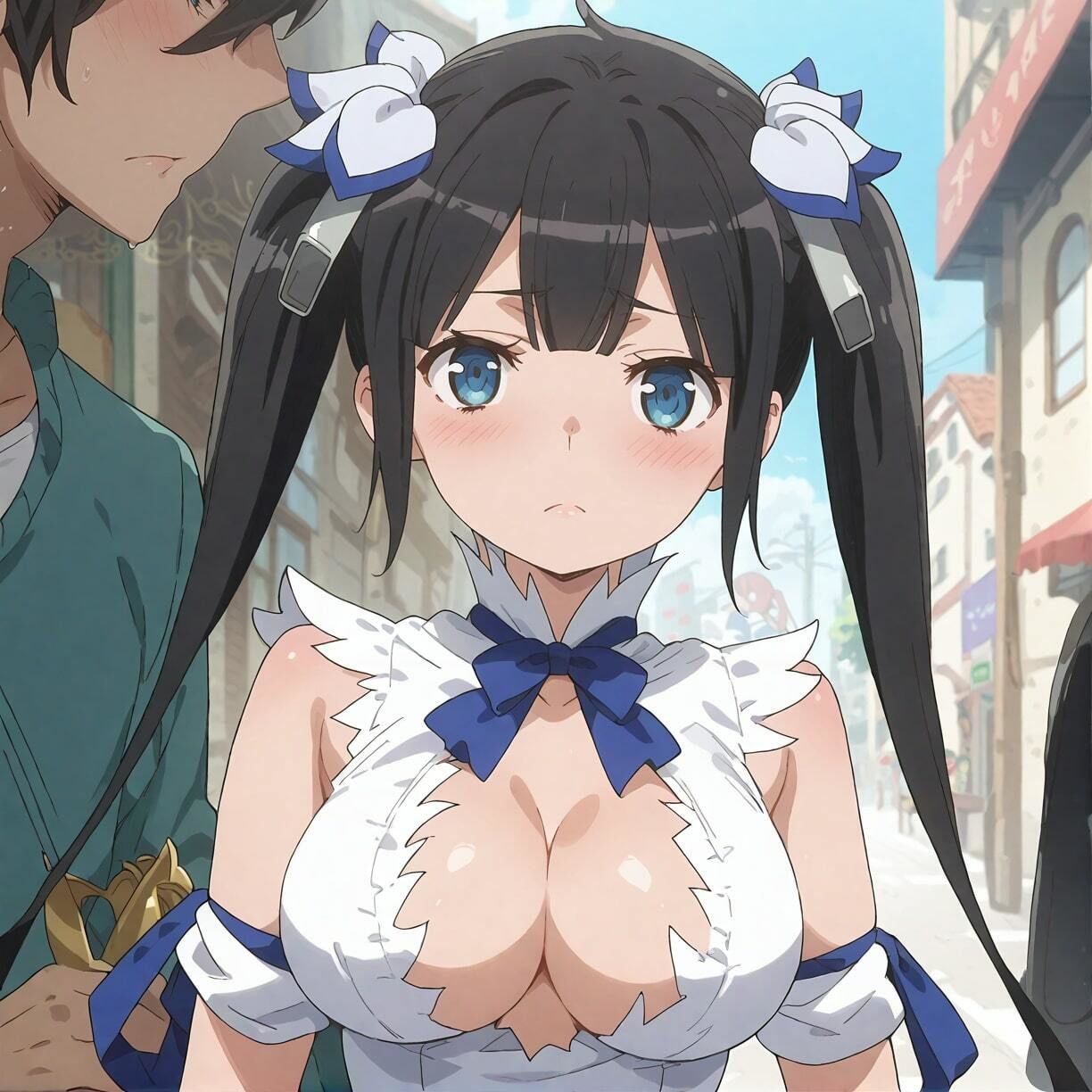 サンプル画像1:俺の神〇 〜肉便器NO.10 ヘスティ〇 ポンコツボクっこなロ〇巨乳女神〜(俺のAIする肉便器) [d_429289]