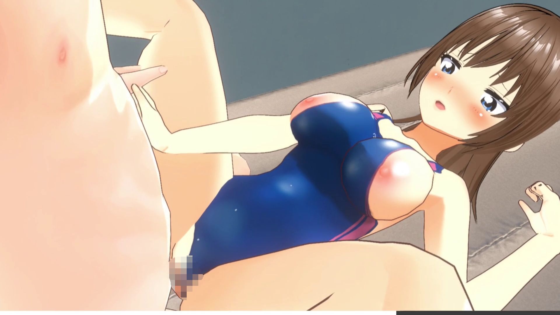 サンプル画像3:コーチが水泳部女子にムラムラして筋トレと称して鬼本番1_みずほ編【鬼コーチの鬼抜き1分間トレーニングシリーズ】(スタジオVG) [d_429397]