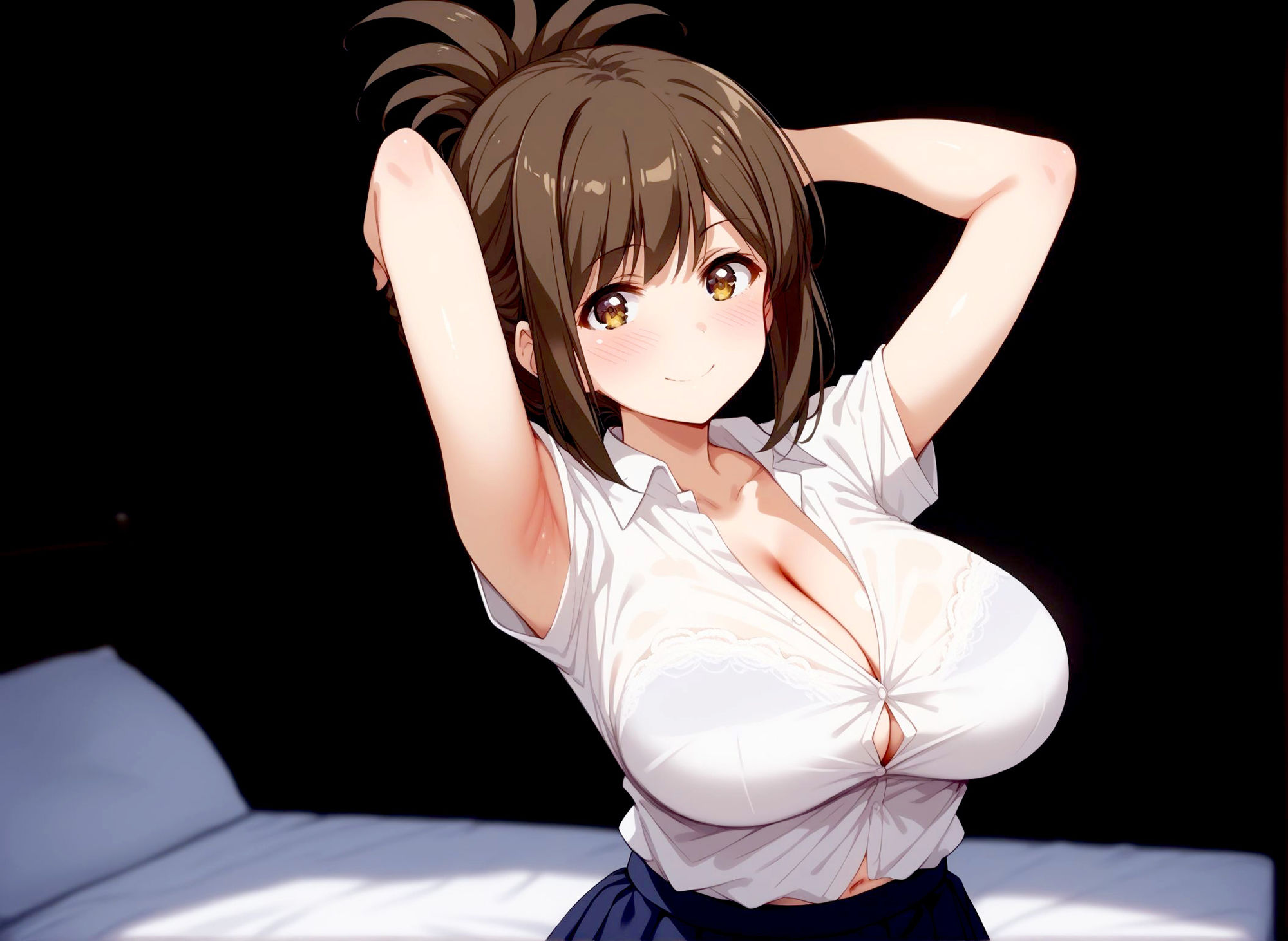 サンプル画像4:なんでここにエロ先生が！？(うどん屋かつ丼) [d_429418]