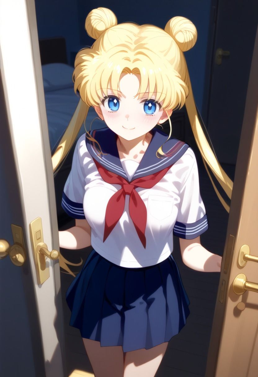 サンプル画像3:ヒロイン洗脳 月野うさぎ【制服/孕ませ】(まいのすけカンパース2) [d_429549]