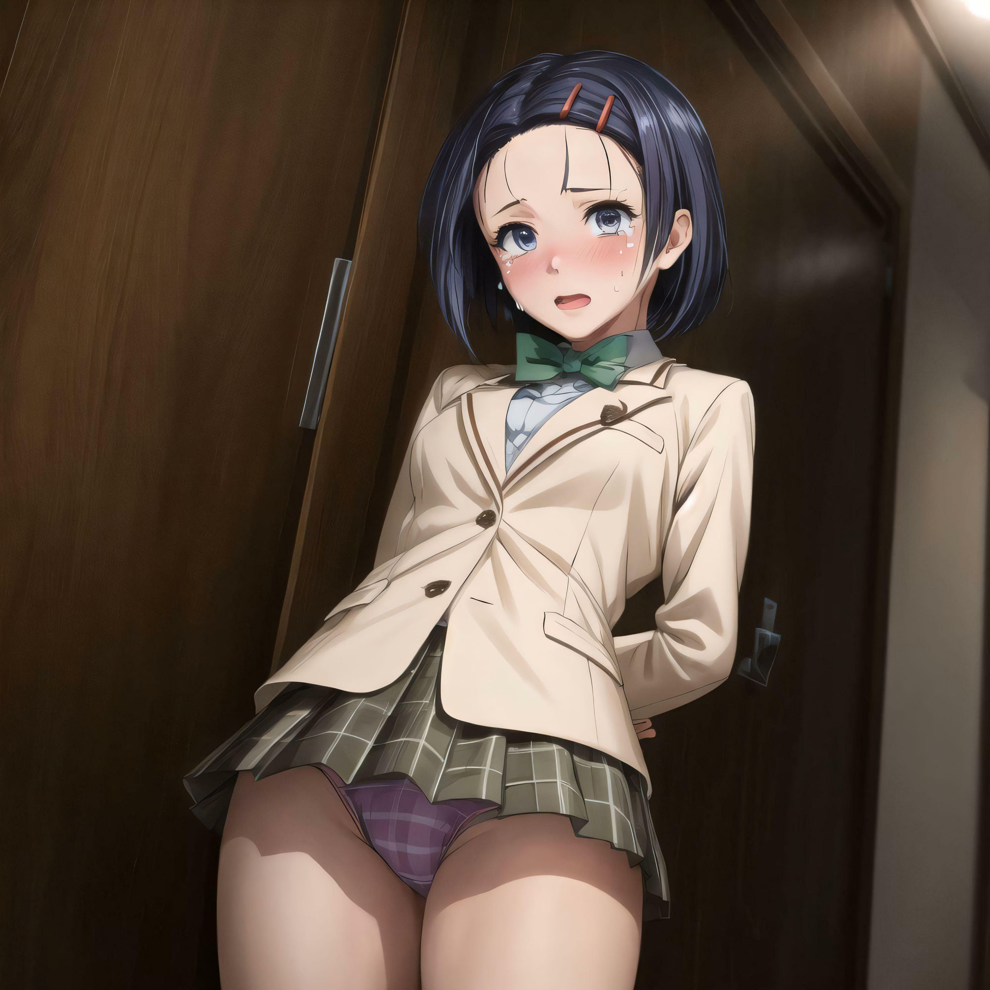 サンプル画像1:隠れてないよ(こころのとびら) [d_429629]