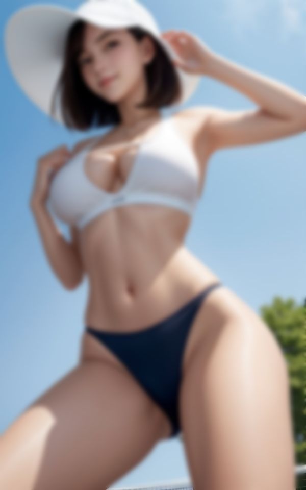 サンプル画像2:某大学のテニサーの姫はとってもエッチな淫乱巨乳美女(おやすみCAちゃん) [d_429825]