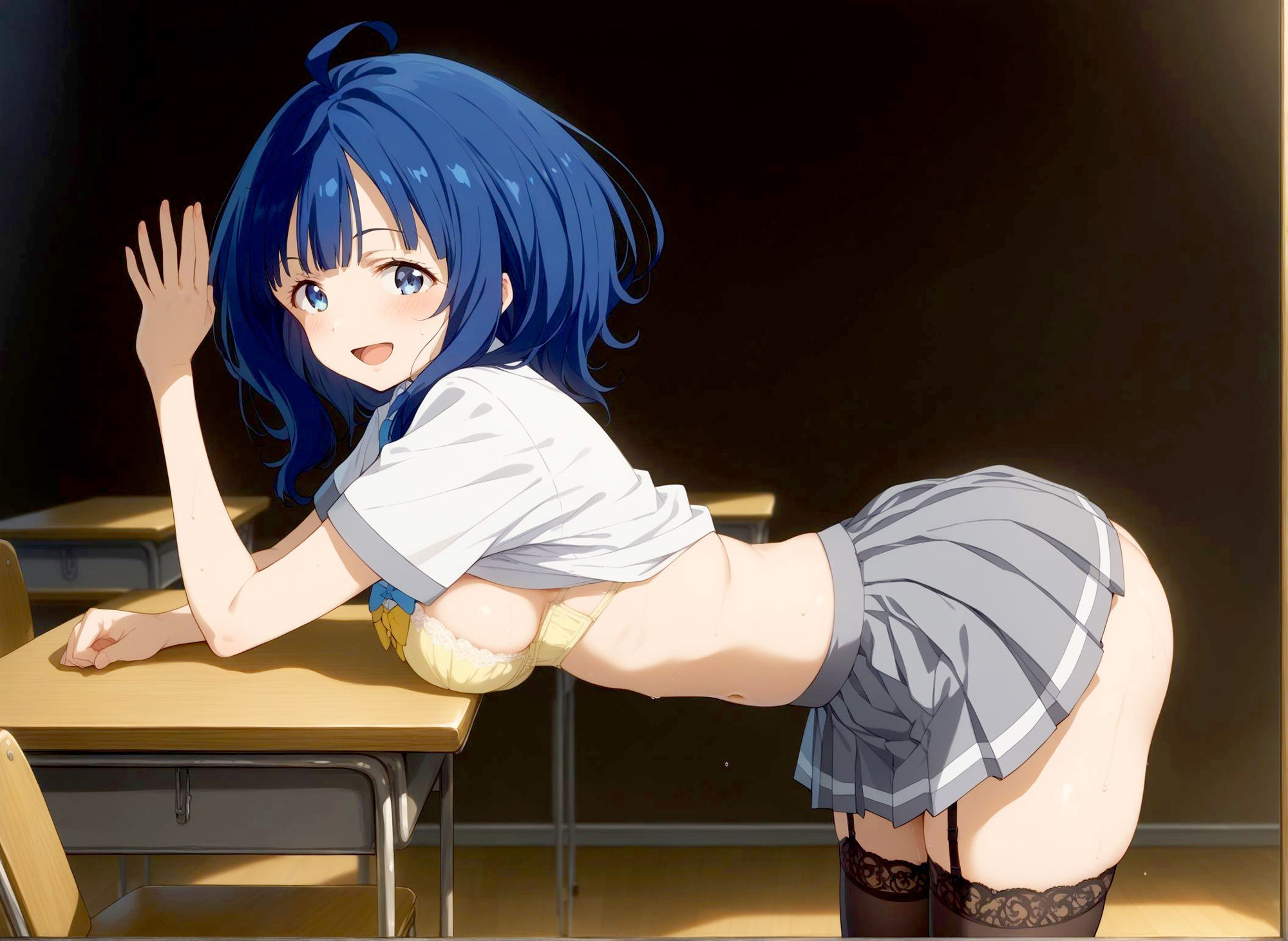 サンプル画像4:やれるヒロインが多すぎる！八奈見・温水・焼塩(エロ灰皿) [d_429922]