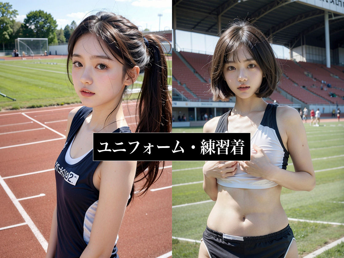 サンプル画像4:ちっぱい女子校生 陸上部 無許可盗撮(グッドラック) [d_430058]