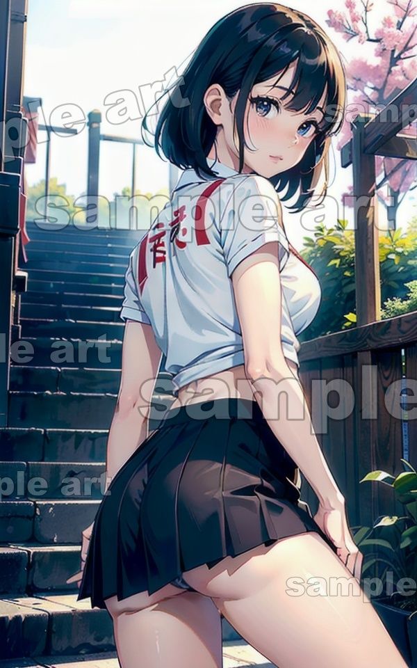 サンプル画像4:階段パンチラ〜JKの後ろ姿を毎日盗撮してたら・・可愛いパンツを見せてくれた〜(性欲モンスター企画) [d_430077]