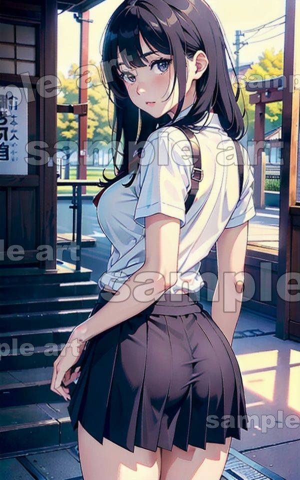 サンプル画像5:階段パンチラ〜JKの後ろ姿を毎日盗撮してたら・・可愛いパンツを見せてくれた〜(性欲モンスター企画) [d_430077]