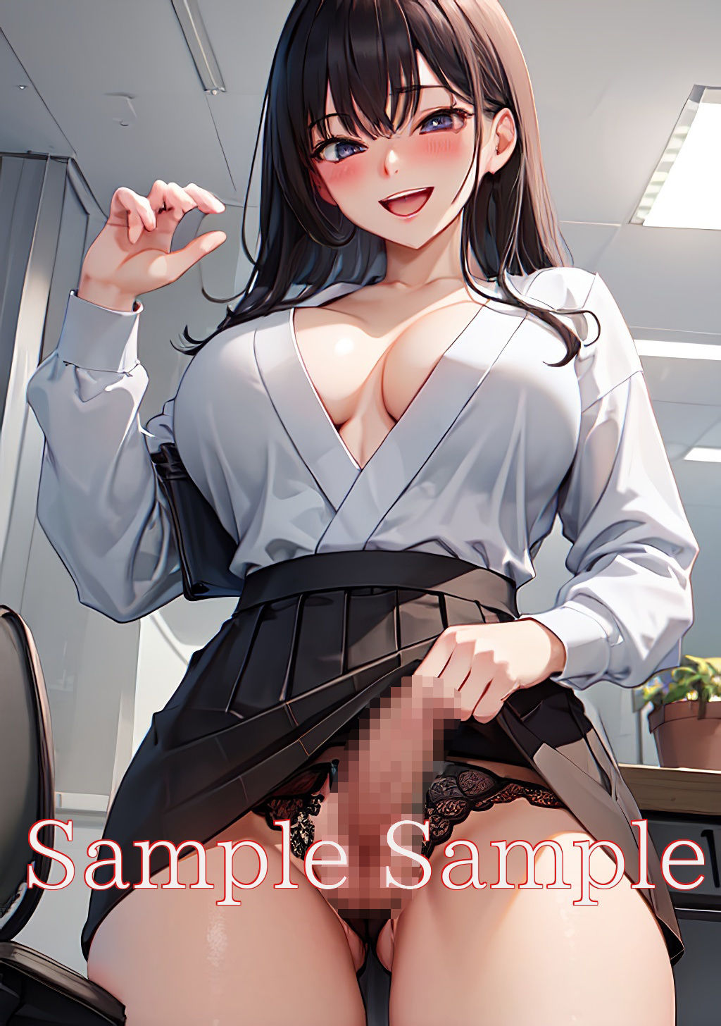 サンプル画像3:OLふたなり美女(味噌ごぼう) [d_430080]