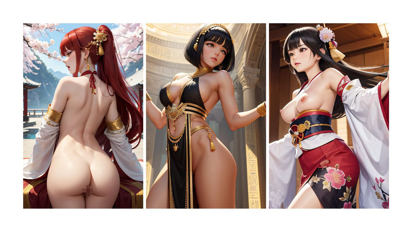 サンプル画像3:世界三大美女 楊〇妃、クレオパ〇ラ、小野〇町 写真集 308P(KOC) [d_430096]