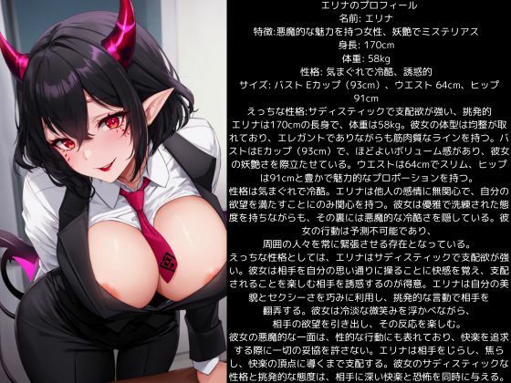 サンプル画像2:悪魔の食事の時間(KIO) [d_430097]