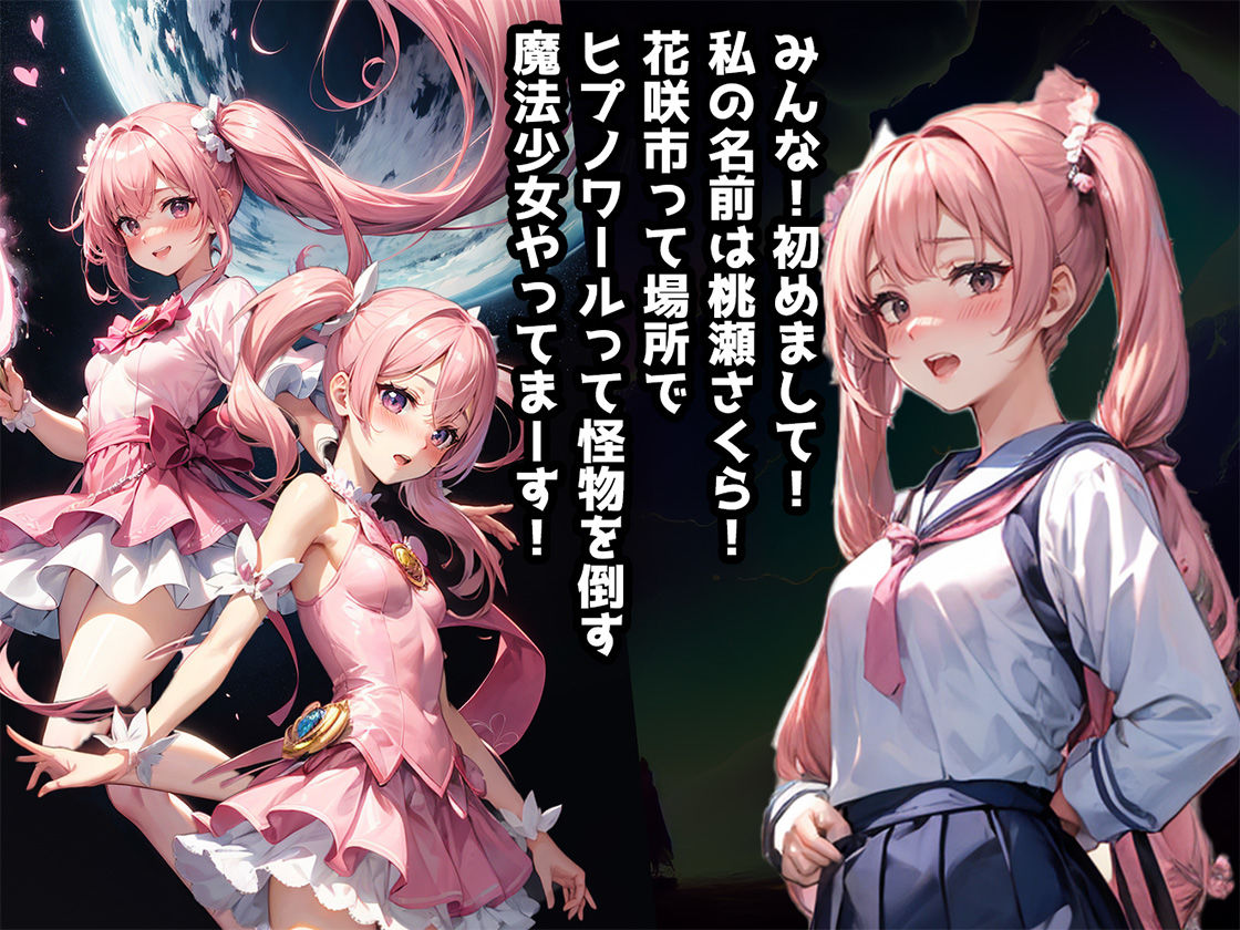 サンプル画像1:最強魔法少女ミラクル☆サクラ 触手調教で完全快楽堕ち【セリフ付き】(aiもみむ出版) [d_430121]