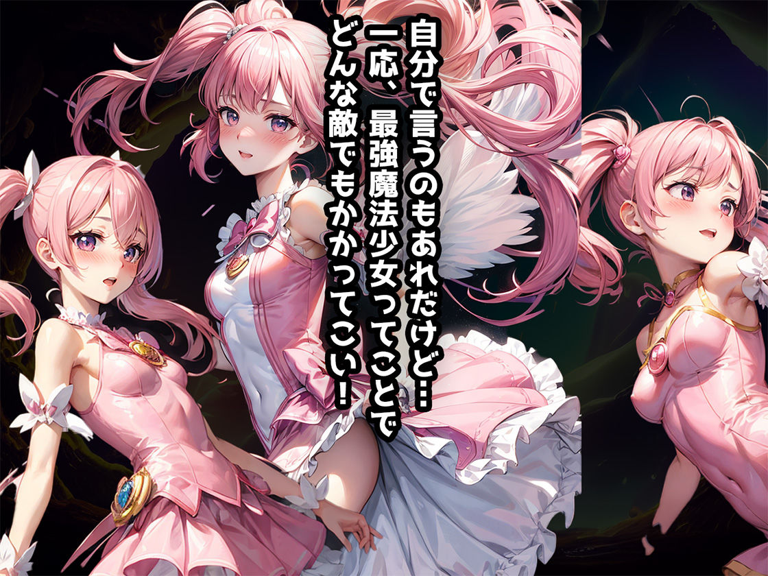 サンプル画像2:最強魔法少女ミラクル☆サクラ 触手調教で完全快楽堕ち【セリフ付き】(aiもみむ出版) [d_430121]