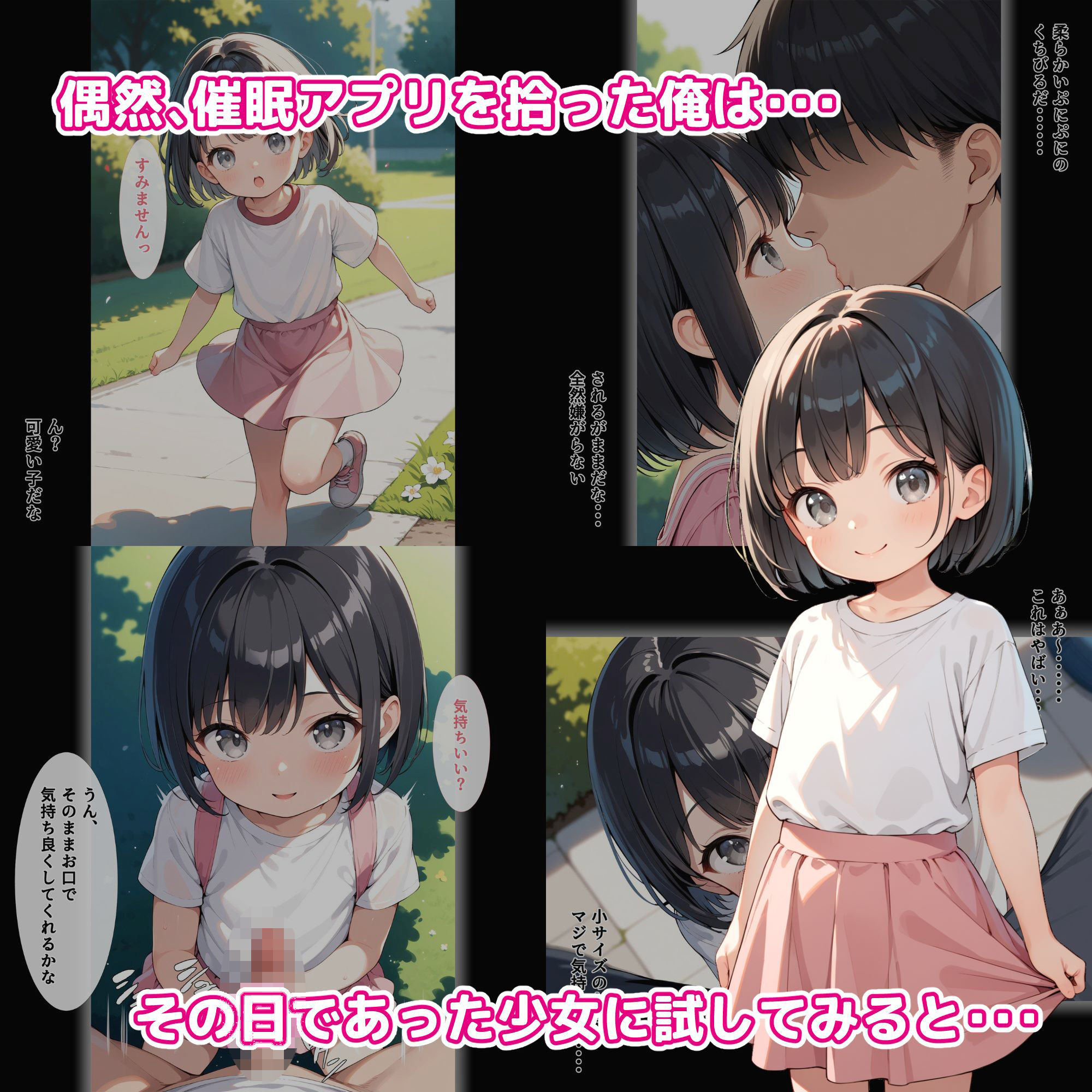 サンプル画像1:催●アプリで美人母娘に寄生して孕ませた件(ドグマの館) [d_430193]