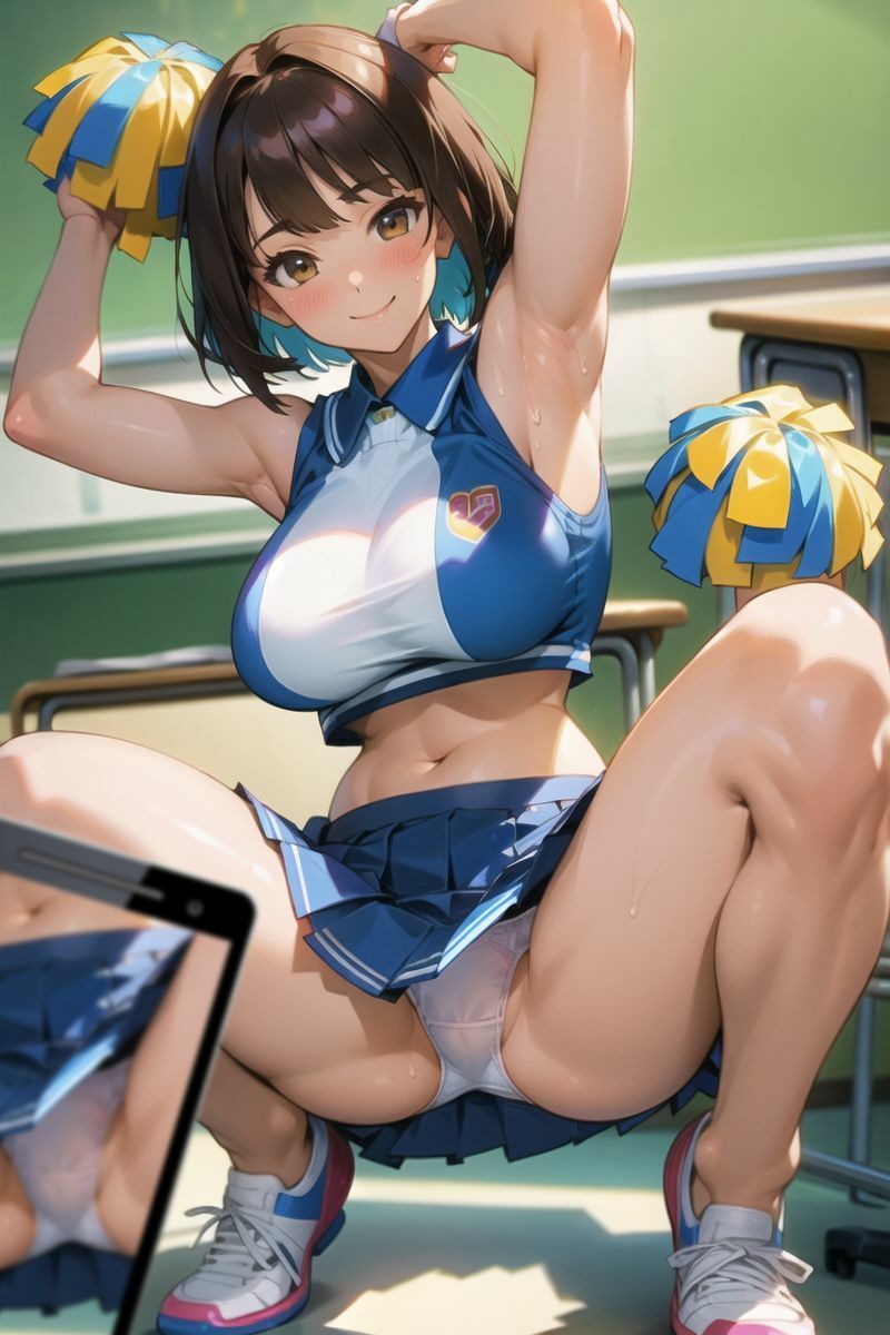 サンプル画像2:射精を応援！！ザーメンぶっかけビッチアガール(ピンク寺) [d_430291]