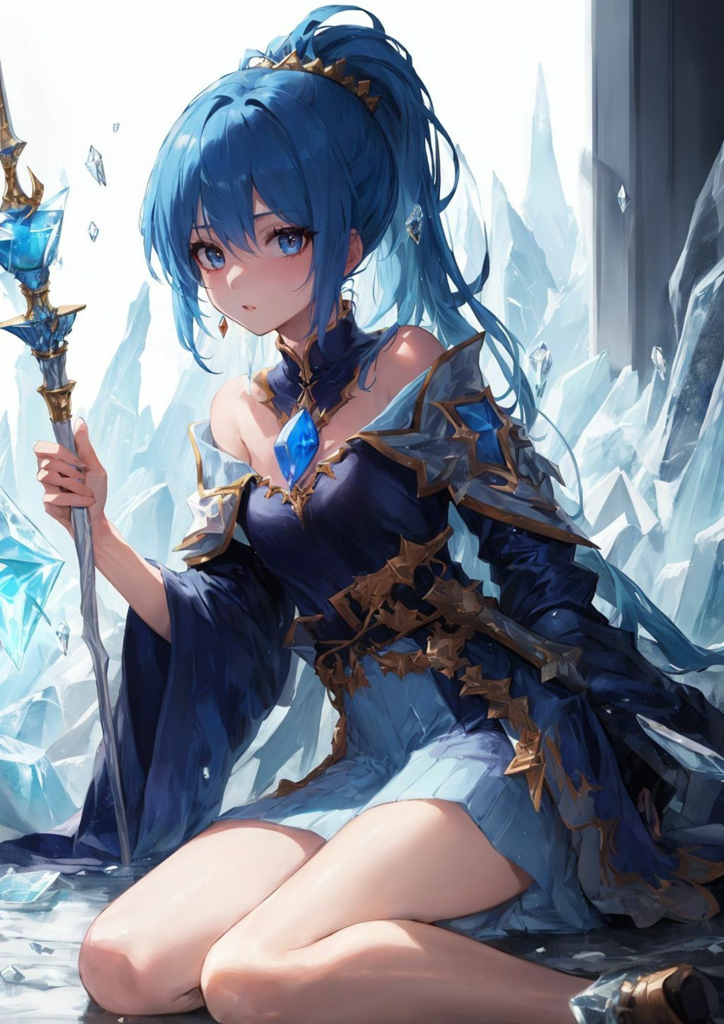 サンプル画像2:アナルと雪の女王 エルサ 美乳 氷の魔法使い悩まし写真集(fanzaAI画像創造shin) [d_430313]