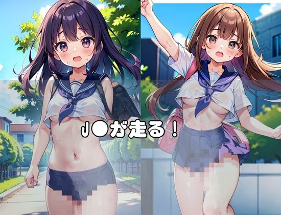 サンプル画像2:おっぱいが揺ら揺ら！J●が走る！揺れる！(AIサークル) [d_430320]