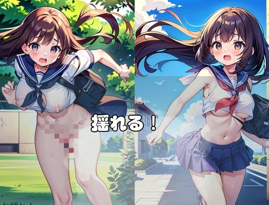 サンプル画像3:おっぱいが揺ら揺ら！J●が走る！揺れる！(AIサークル) [d_430320]