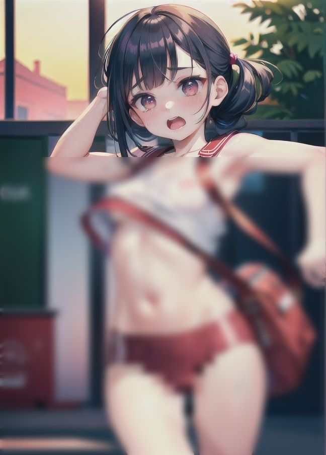 サンプル画像5:露出狂陸上部Hなランニング’スポブラもしないで走ってます’(midnightstar) [d_430434]