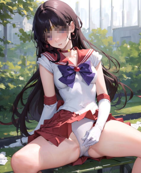 サンプル画像5:セーラー戦士のえっちな写真集-未公開vol1-(変態乾燥肌) [d_430454]