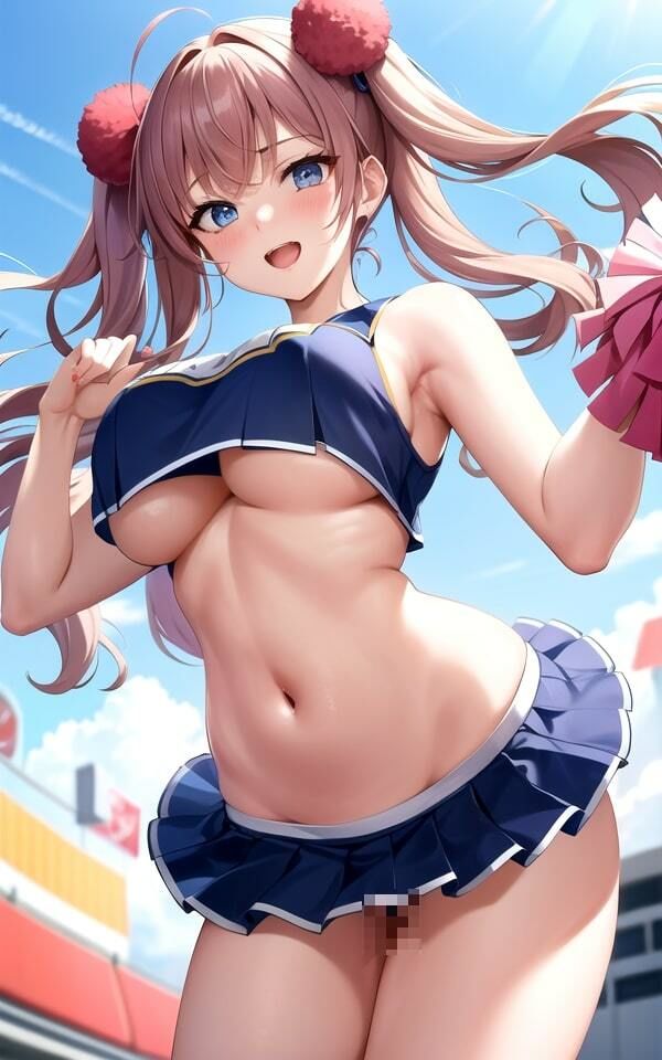 サンプル画像1:ぱいぱんチアガール2(AI_Land) [d_430488]