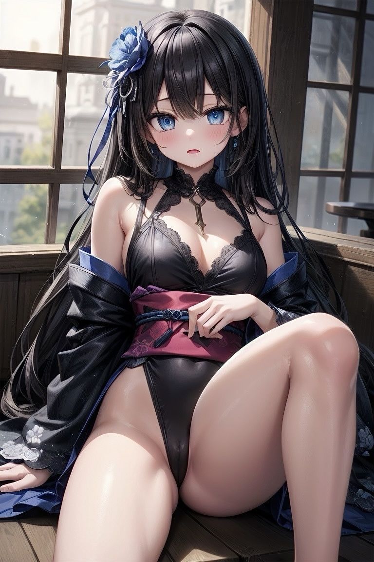 サンプル画像1:【R-15】和風競泳水着少女CG集(ふぉふぉ狐) [d_430535]