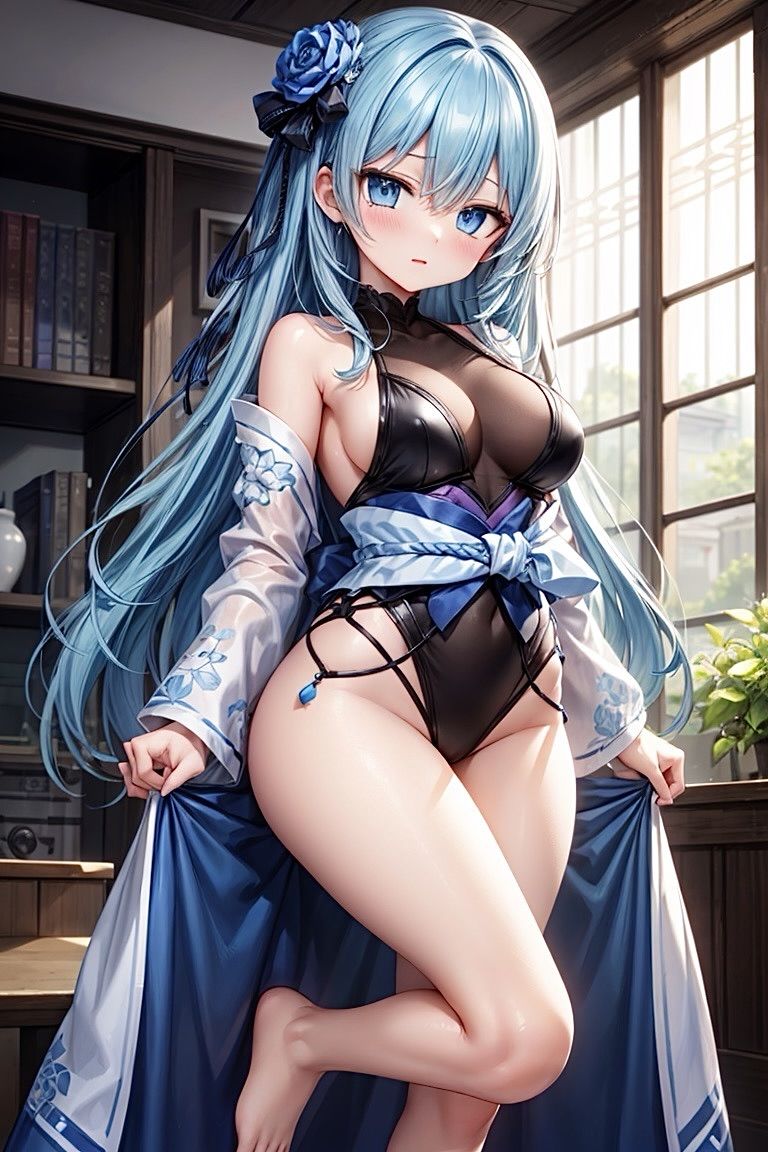 サンプル画像3:【R-15】和風競泳水着少女CG集(ふぉふぉ狐) [d_430535]