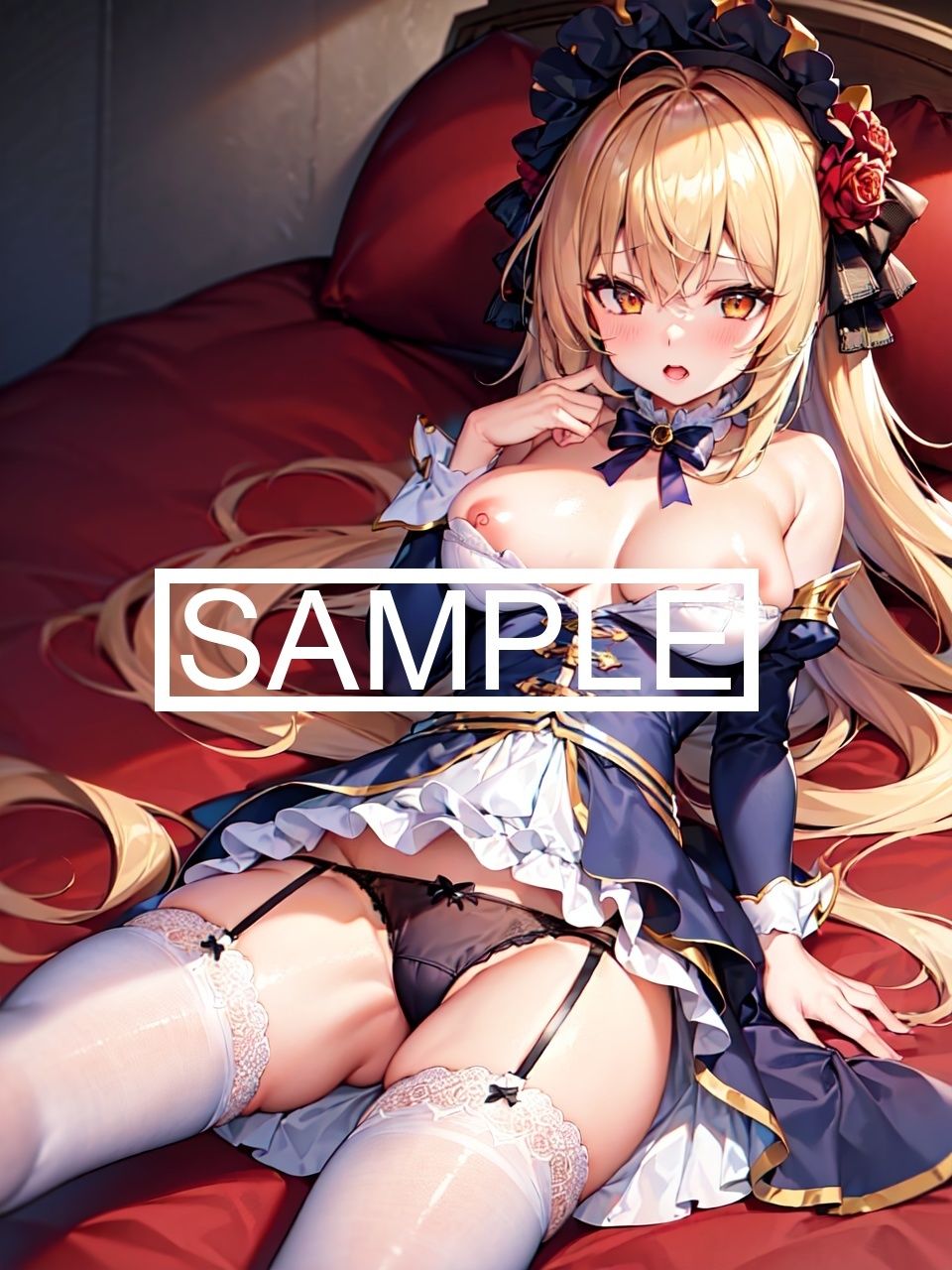 サンプル画像1:ガーターベルト美女 写真集100P(Pixel Fantasy) [d_430642]