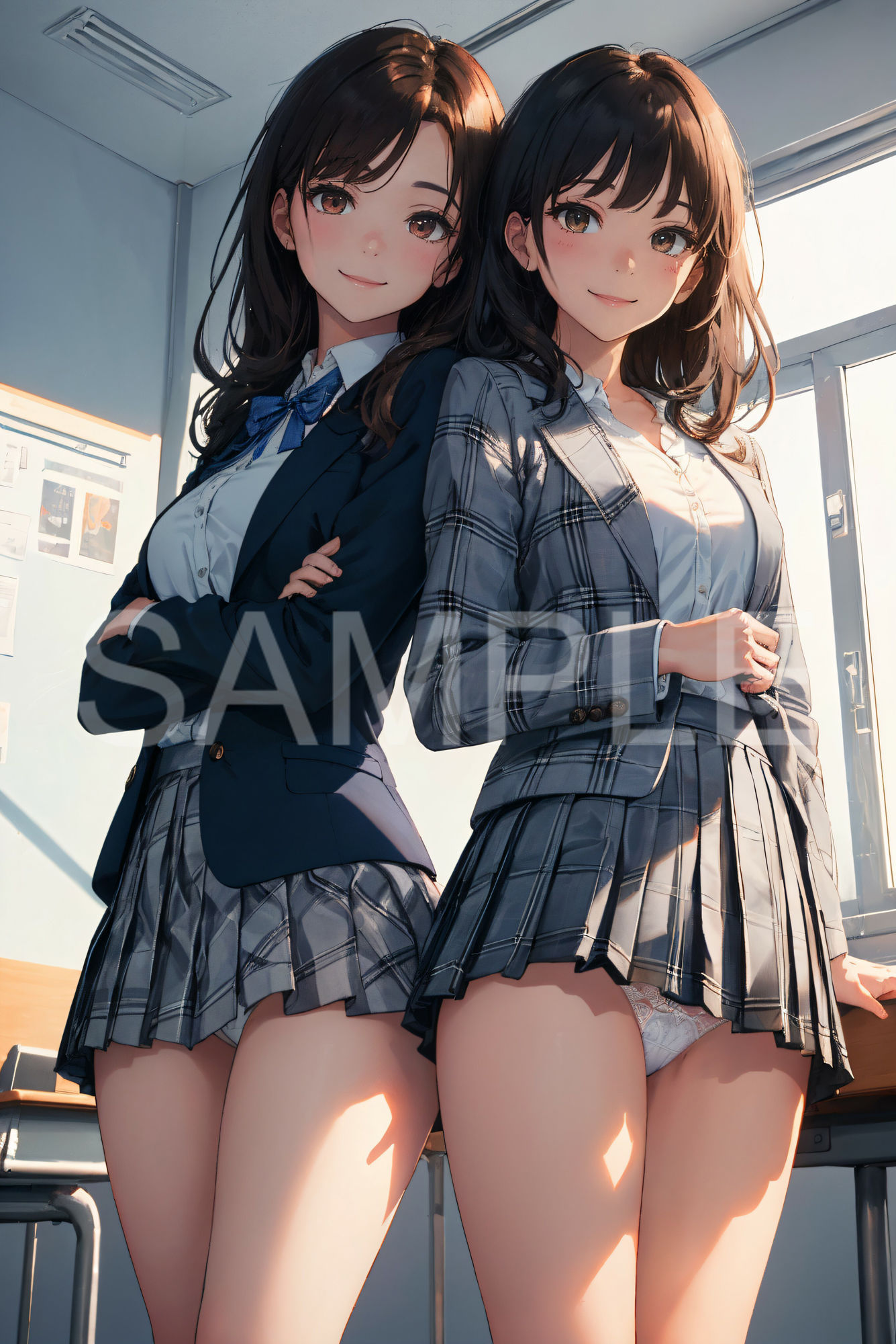 サンプル画像5:女子校へ潜入！制服女子パンチラ図鑑(あなスタシア) [d_430717]