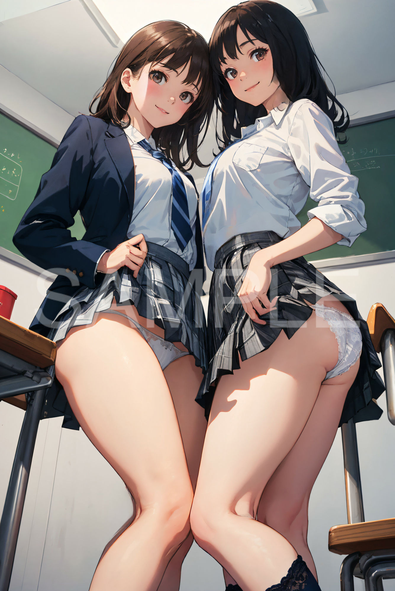 女子校へ潜入!制服女子パンチラ図鑑のサンプル画像 6