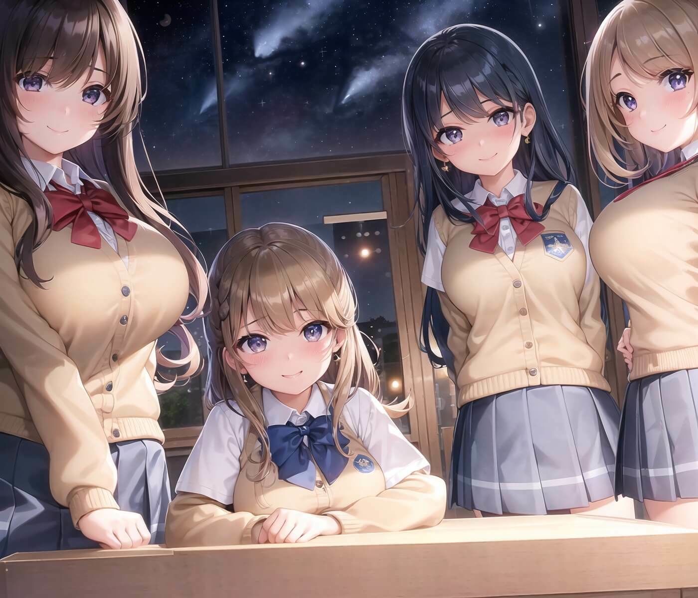 サンプル画像4:夜間学校ハーレム5【超ボリューム500枚収録・嬉しい台詞付きも10枚収録】(虚構クラブ) [d_430777]